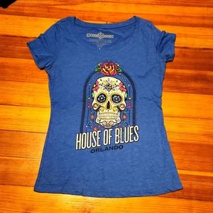 House of Blues Sugar Skull T-shirt